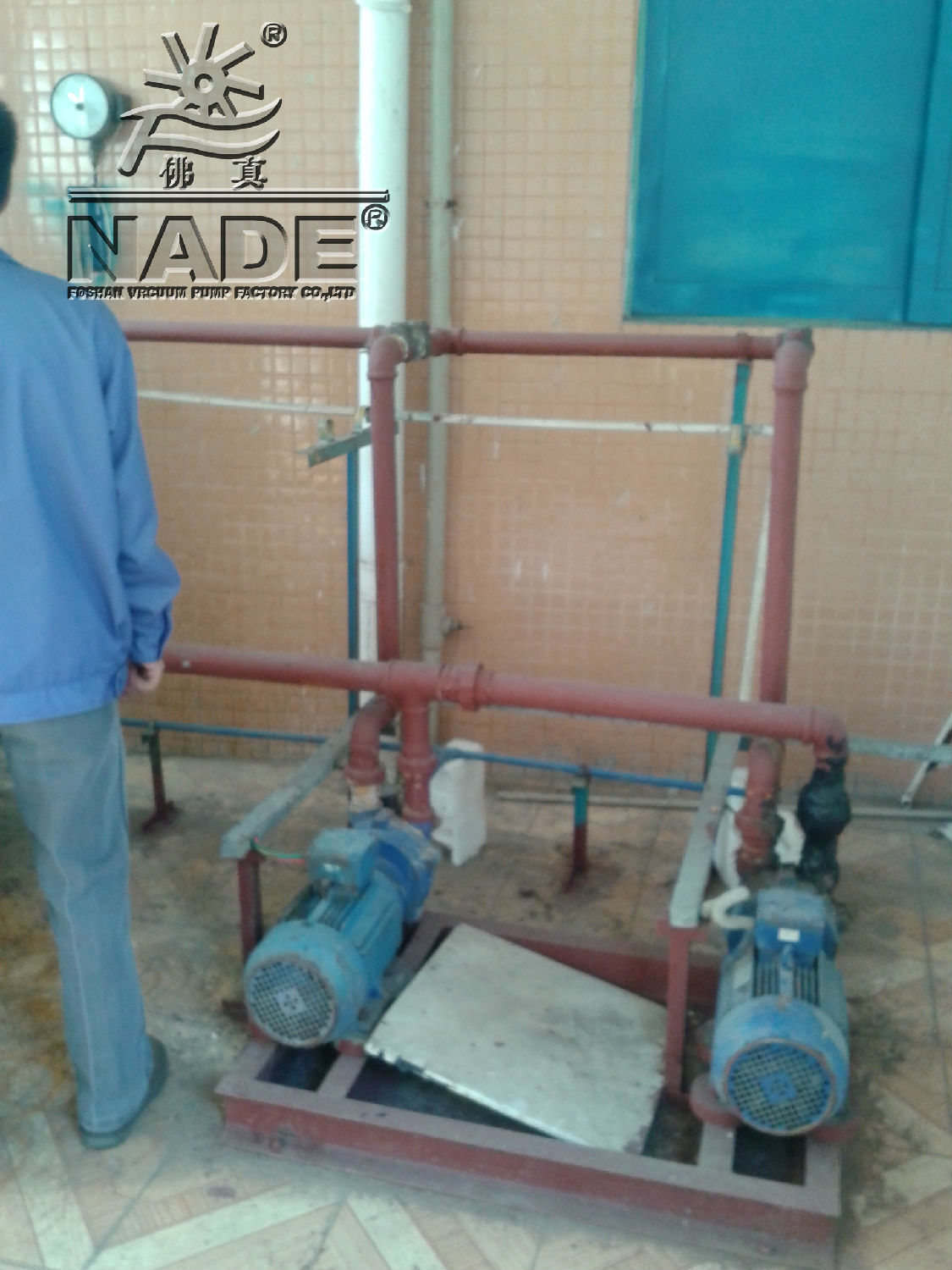 佛山市三水區(qū)白坭鎮(zhèn)華立醫(yī)院使用&ldquo;佛真&rdquo;2BV水環(huán)式真空泵現(xiàn)場